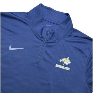 Nike Montana State Bobcats Dri-FIT Quarter Zip Pullover Navy Performance XL Golf